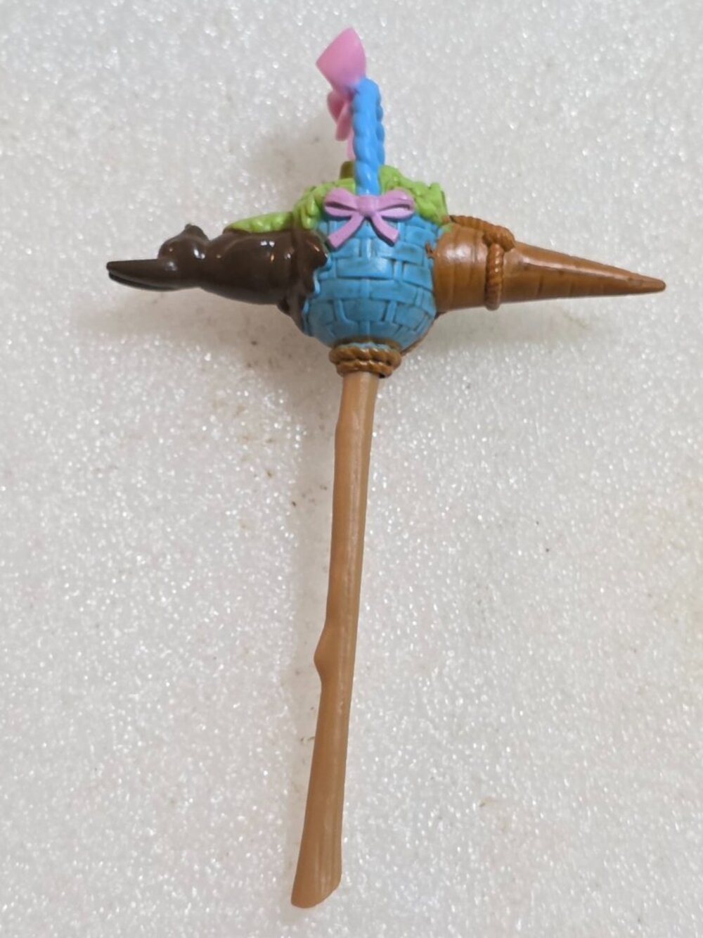 Fortnite Rabbit Raider Pickaxe Jazwares Easter Basket Pink Bow Accessory 4"